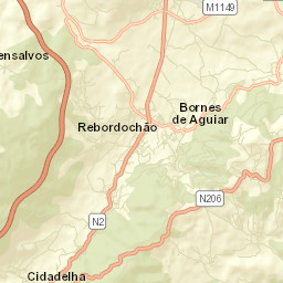 Vila Pouca de Aguiar Street Map