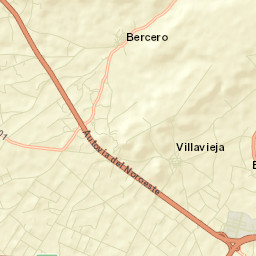 Bercero Street Map