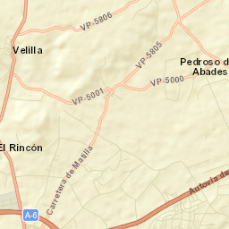 Matilla de los Caños Street Map