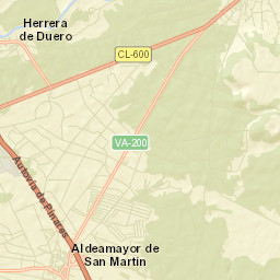 Aldeamayor de San Martín Street Map