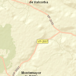 Montemayor de Pililla Street Map
