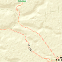 Cogeces del Monte Street Map