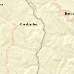 Carabantes Street Map