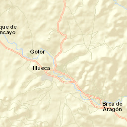 Brea de Aragón Street Map