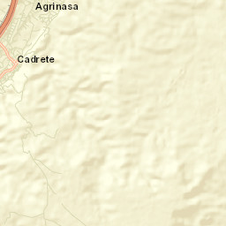 Cadrete Street Map