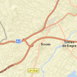 Alcarràs Street Map