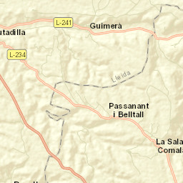Guimerà Street Map