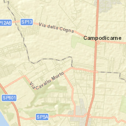 Campo di Carne Street Map
