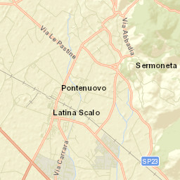 Latina Scalo Street Map