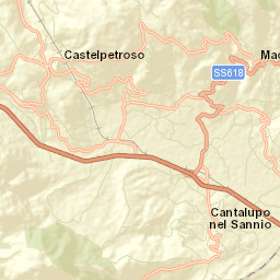 Castelpetroso Street Map