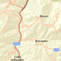 Baranello Street Map