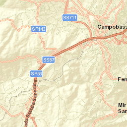 Ferrazzano Street Map