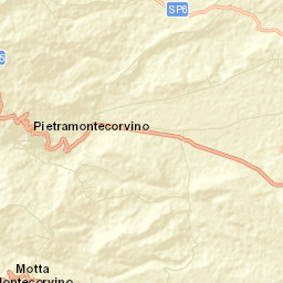 Pietramontecorvino Street Map