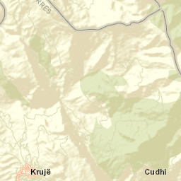 Krujë Street Map