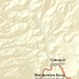Makedonski Brod Street Map