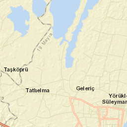 Ondokuzmayıs İlçesi Street Map
