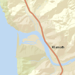 Camp Klamath California Street Map