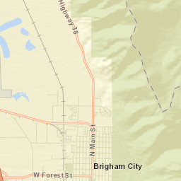 Brigham City Street Map