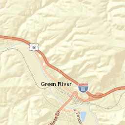 Green River Street Map