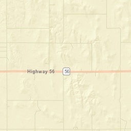 Greeley County Street Map