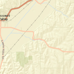 Missouri Valley Street Map