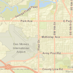 County Park Des Moines IA 50315 Street Map