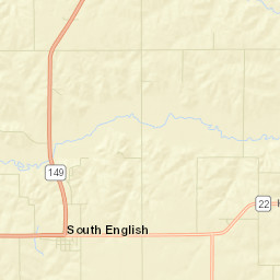 IA-22 South English IA 52335 Street Map