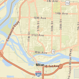 Riverfront Trail, Davenport, IA 52802 Street Map