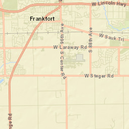 Frankfort Street Map