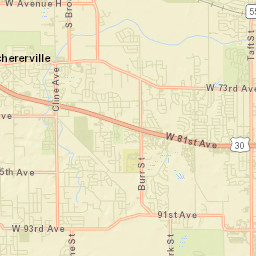 Lake County Street Map