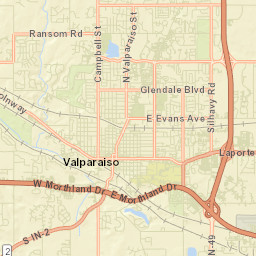 552 West Morthland Drive, Valparaiso, IN Street Map