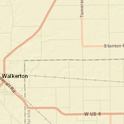 Walkerton Street Map