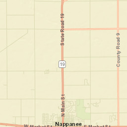 Nappanee Street Map