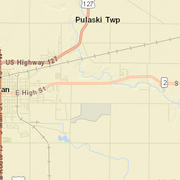 Shaffers Acres Ohio Street Map