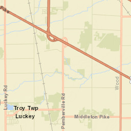 Laffertys Trailer Court Ohio Street Map