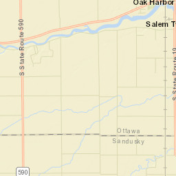 Oak Harbor Ohio Street Map