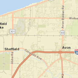 Crandall Ohio Street Map