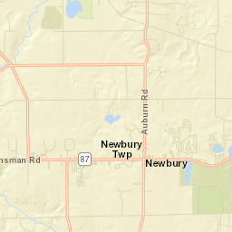 Yates Corners Ohio Street Map