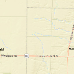 Mesopotamia Ohio Street Map