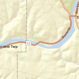 Tionesta Street Map