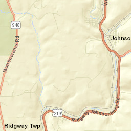 Johnsonburg Street Map