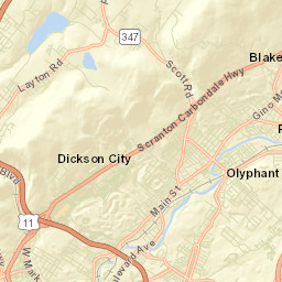 Throop Street Map
