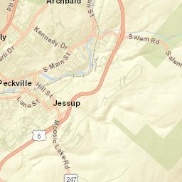 Archbald Street Map