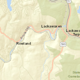 Minisink Ford New York Street Map