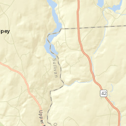 Upper Mongaup New York Street Map