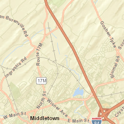 Van Burenville New York Street Map