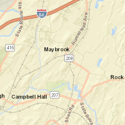 Rock Tavern New York Street Map