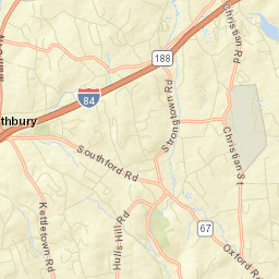 Southford Connecticut Street Map