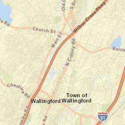 Yalesville Connecticut Street Map