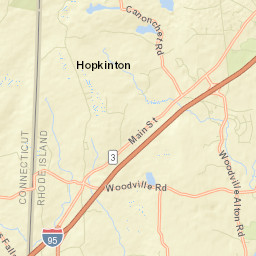 Hopkinton Street Map